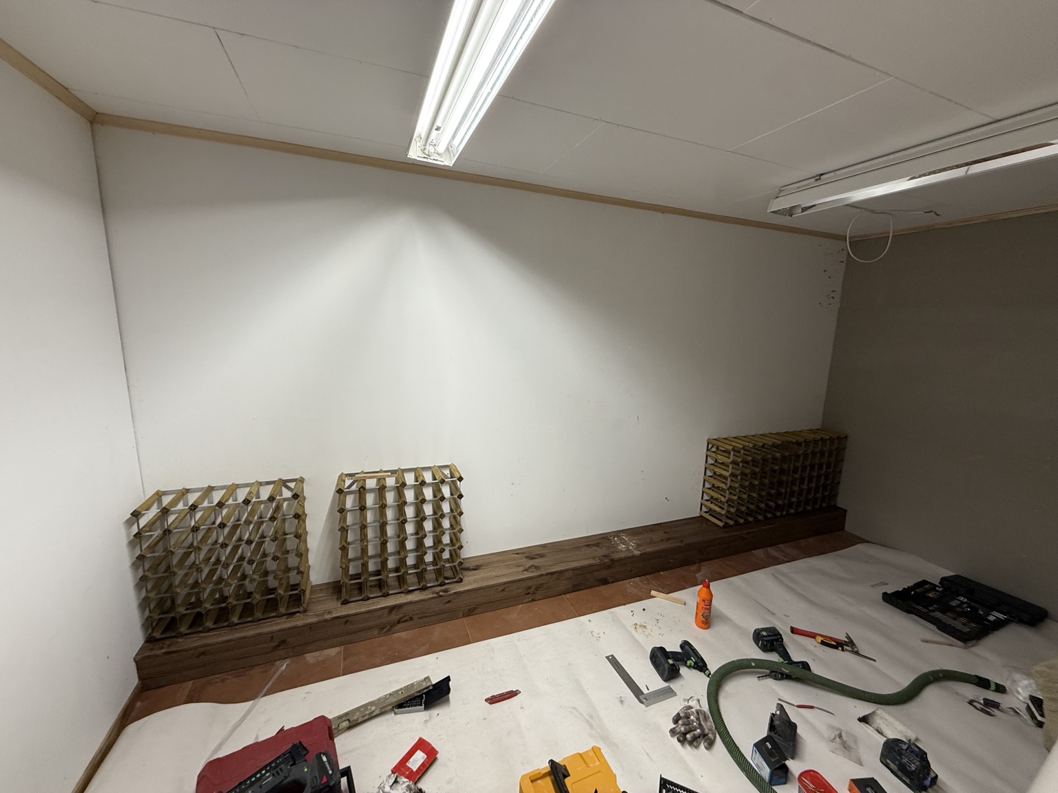 Golvuppbyggnad och material på Resarö